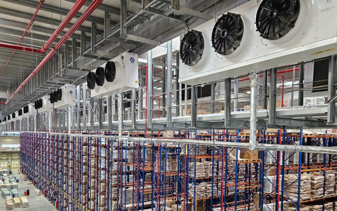 Sustainable cooling for a cold-storage facility