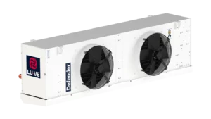 LUVE CS, LS, and ECS industrial air coolers for cold rooms and CO₂ refrigeration applications